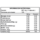 Creatina Monohidratada 750 mg  120 cápsulas vegetales 2