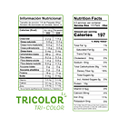 Macarrones Tricolor de Lentejas Rojas, Garbanzos, Arvejas y Arroz 250 Grs. 2