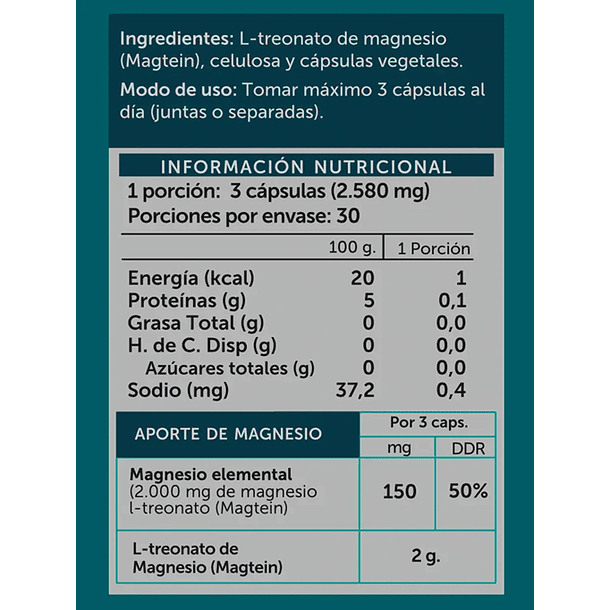 Magtein Pure 90 cap. 2