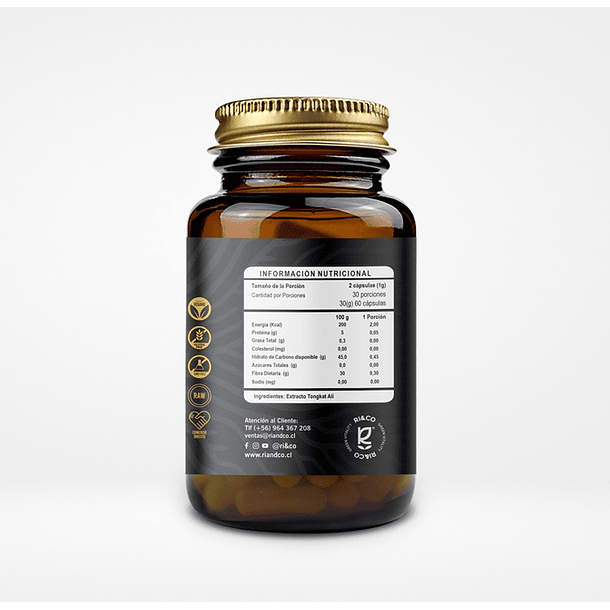 Tongkat Ali 500mg 60 cap. 