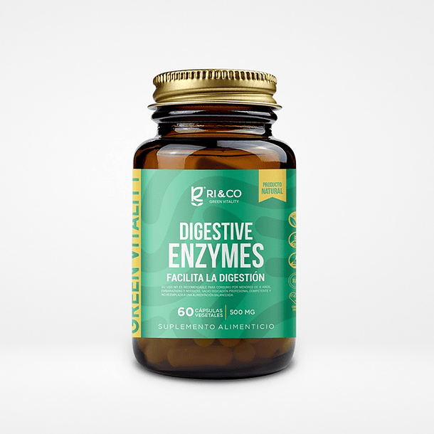 ENZIMAS DIGESTIVAS  500mg 60 cap. 