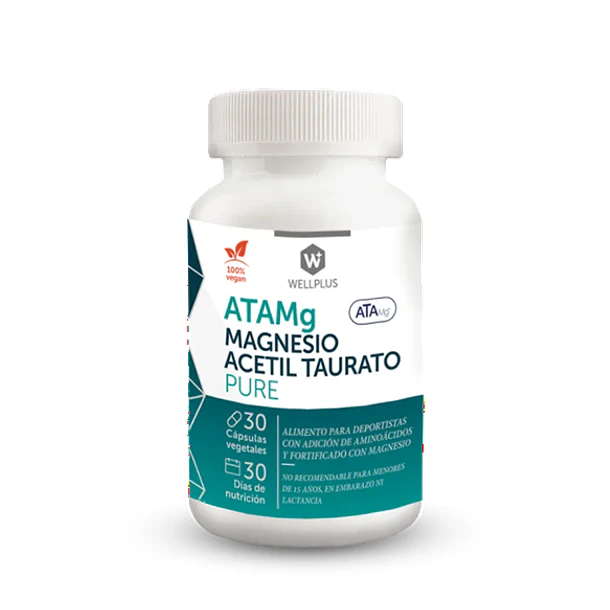 Ata Mg Magnesio Acetil Taurato Pure 30 cápsulas 1