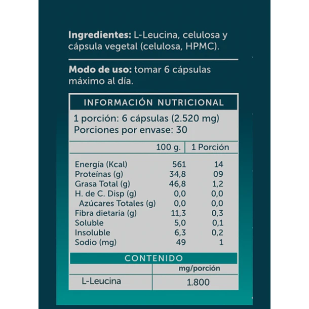 L– Leucina Pure 180 cap. 2