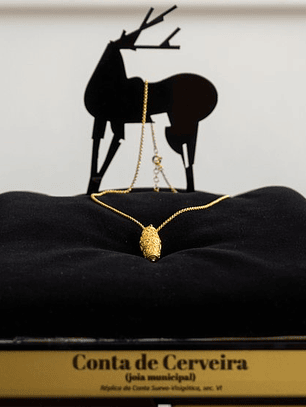 Conta de Cerveira em Ouro 19k