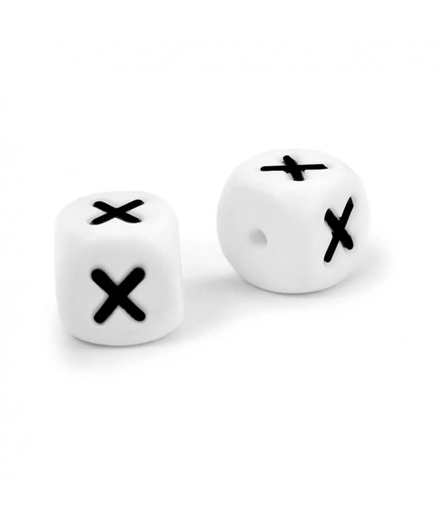 Letras de Silicone Brancas 12mm 4