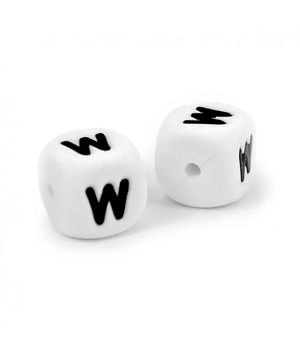 Letras de Silicone Brancas 12mm 5