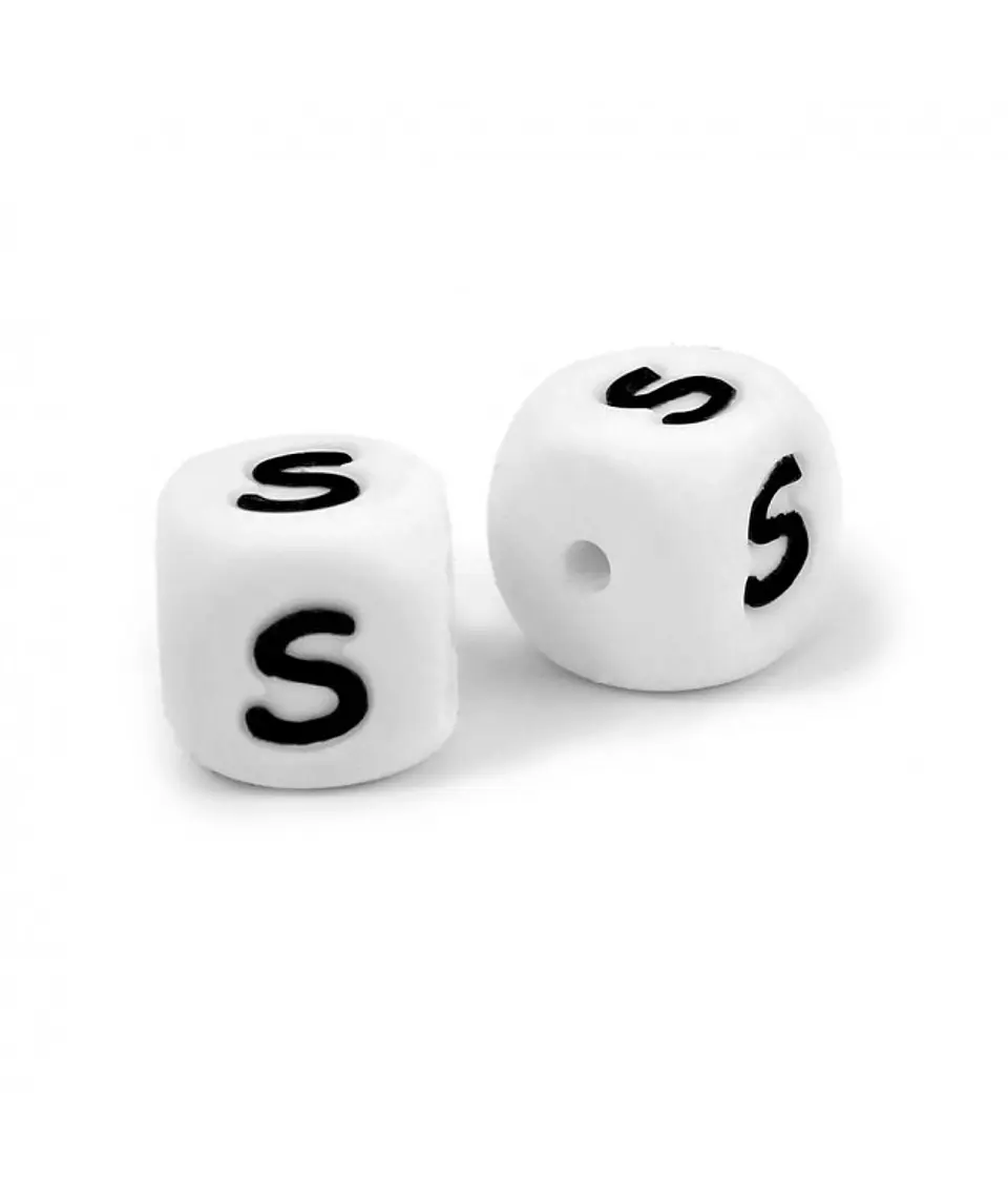 Letras de Silicone Brancas 12mm 9