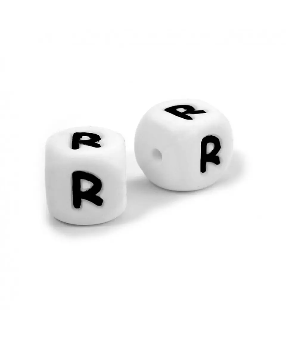 Letras de Silicone Brancas 12mm 11