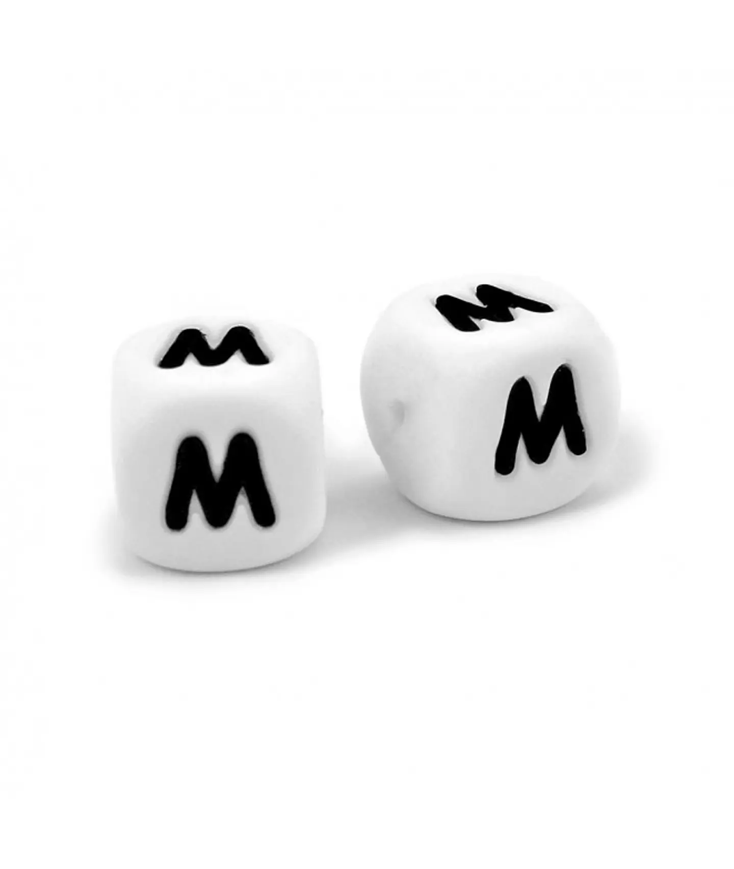 Letras de Silicone Brancas 12mm 15