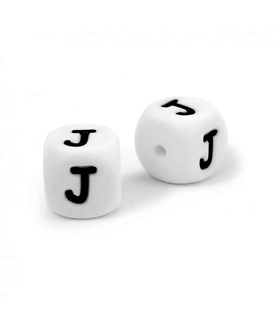 Letras de Silicone Brancas 12mm 18