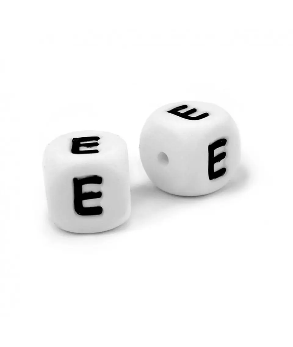 Letras de Silicone Brancas 12mm 21