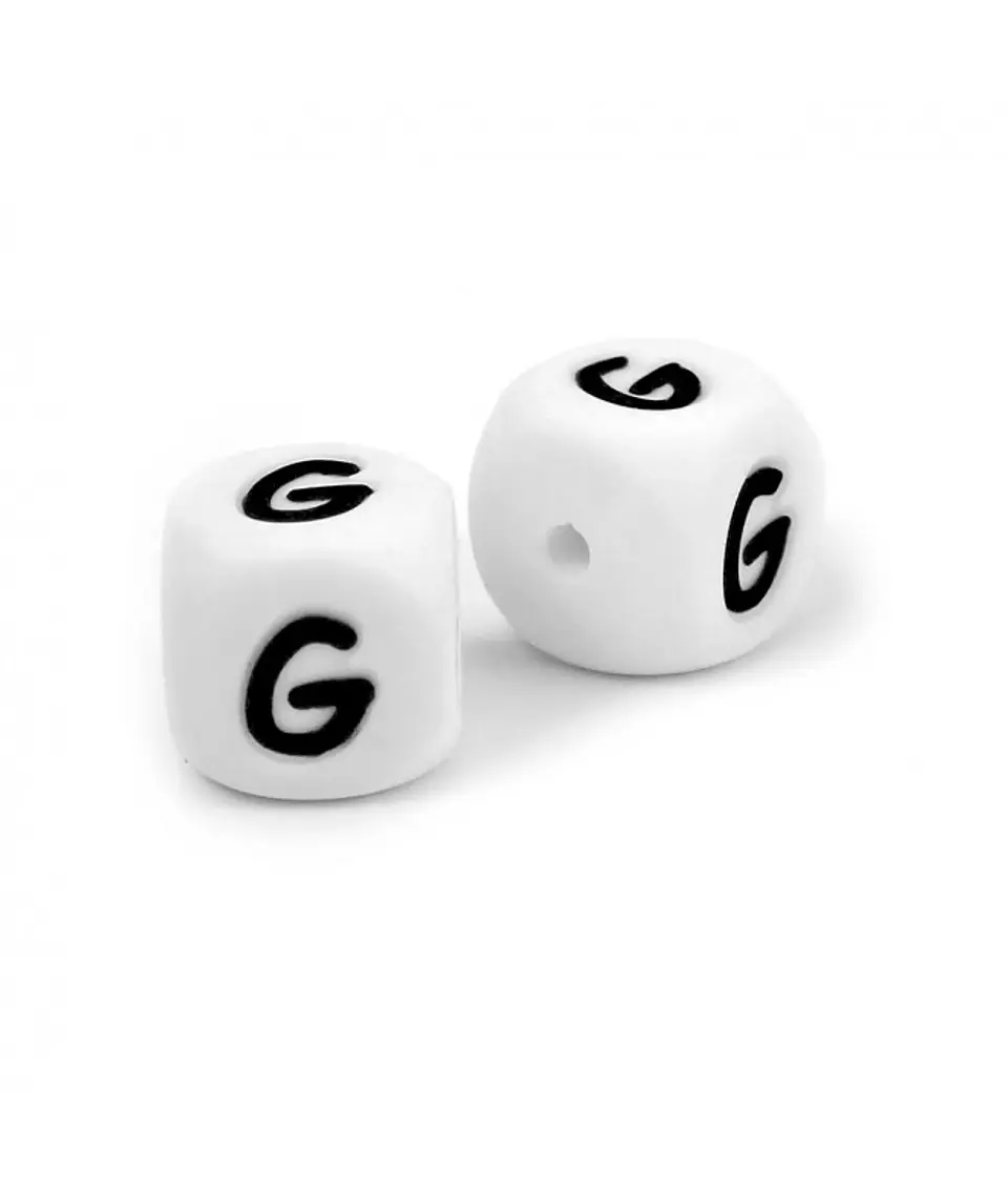 Letras de Silicone Brancas 12mm 23