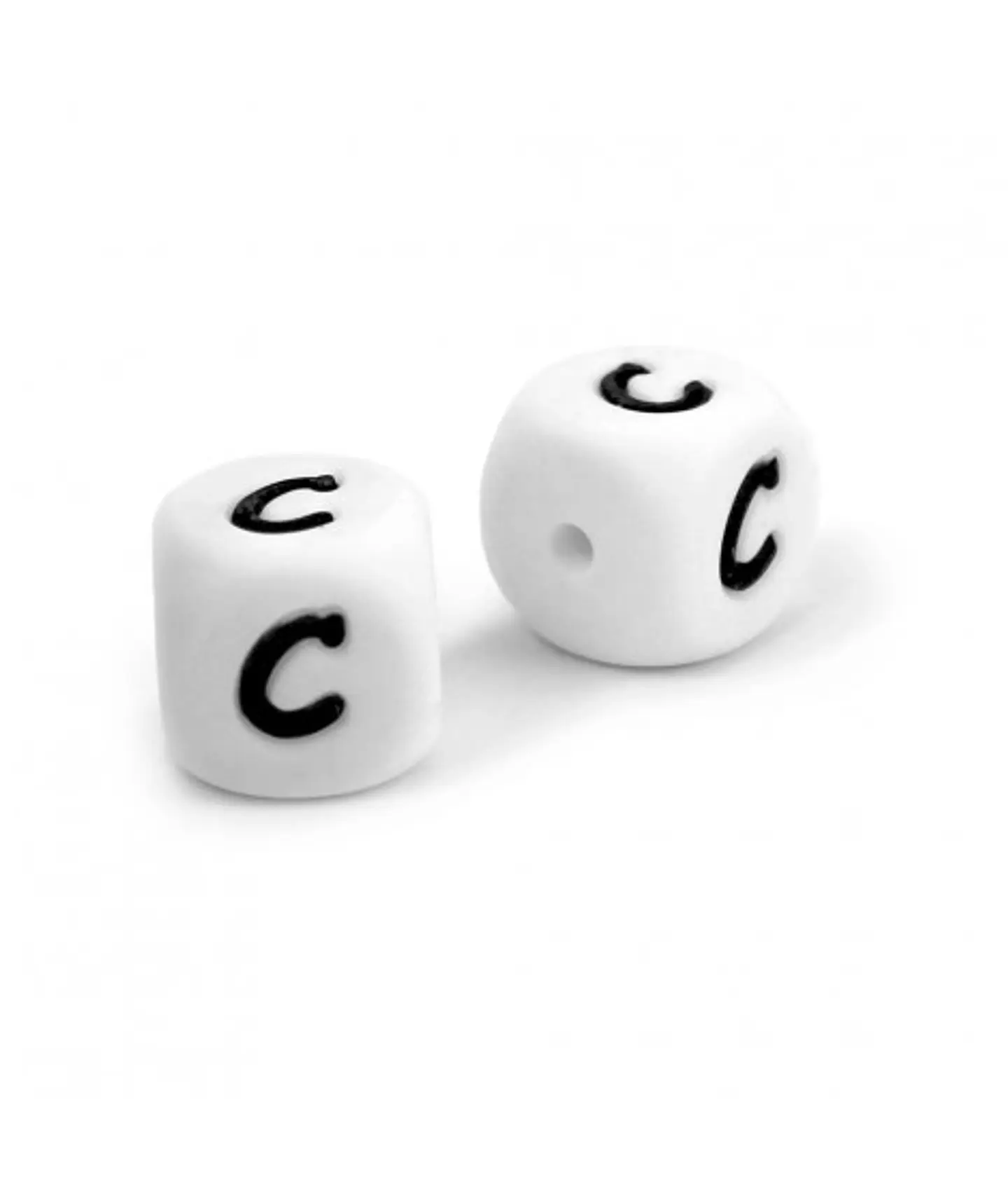 Letras de Silicone Brancas 12mm 25