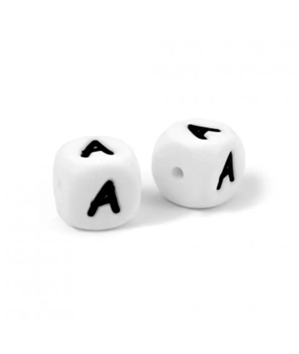 Letras de Silicone Brancas 12mm 27