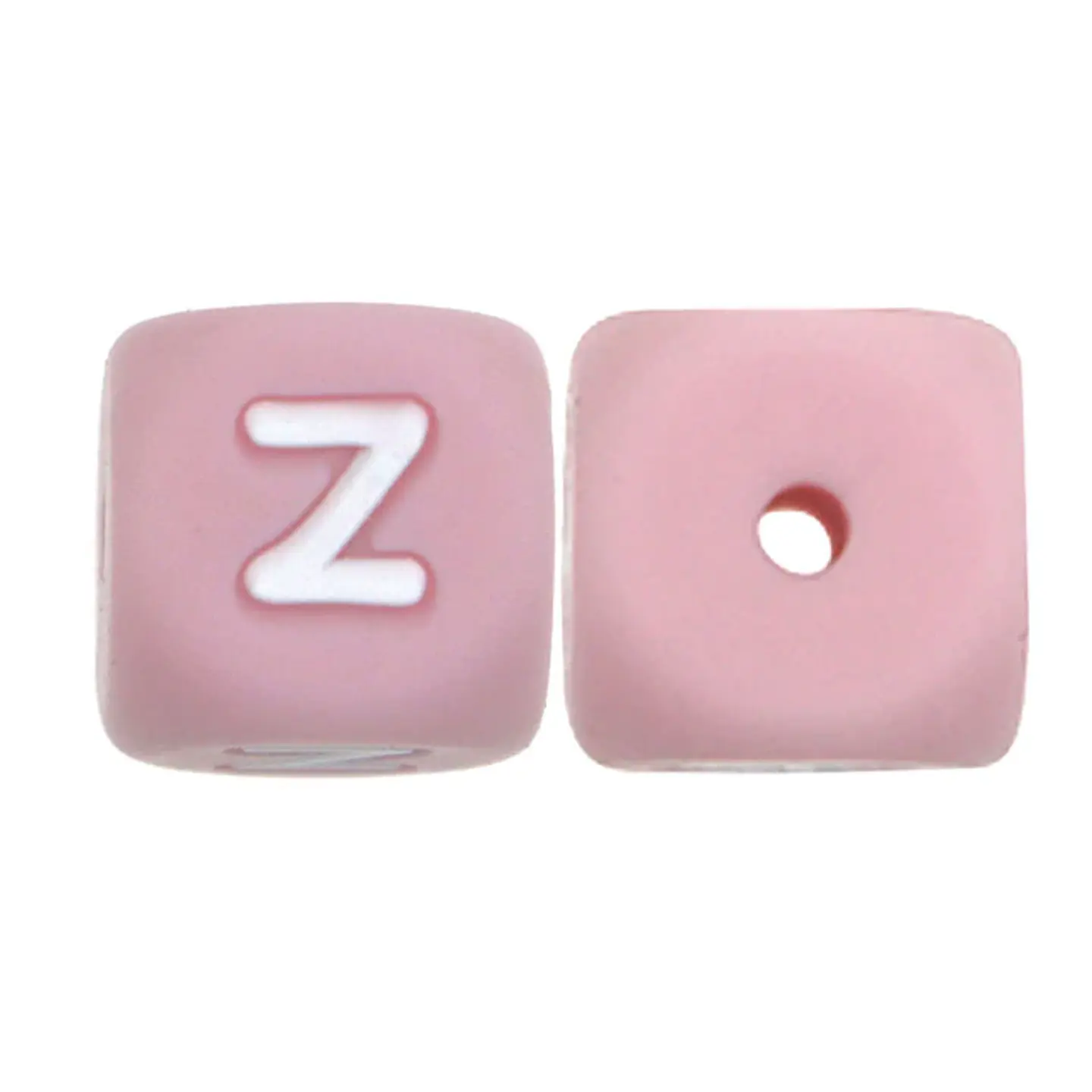 Letras de Silicone Rosa 12mm 6