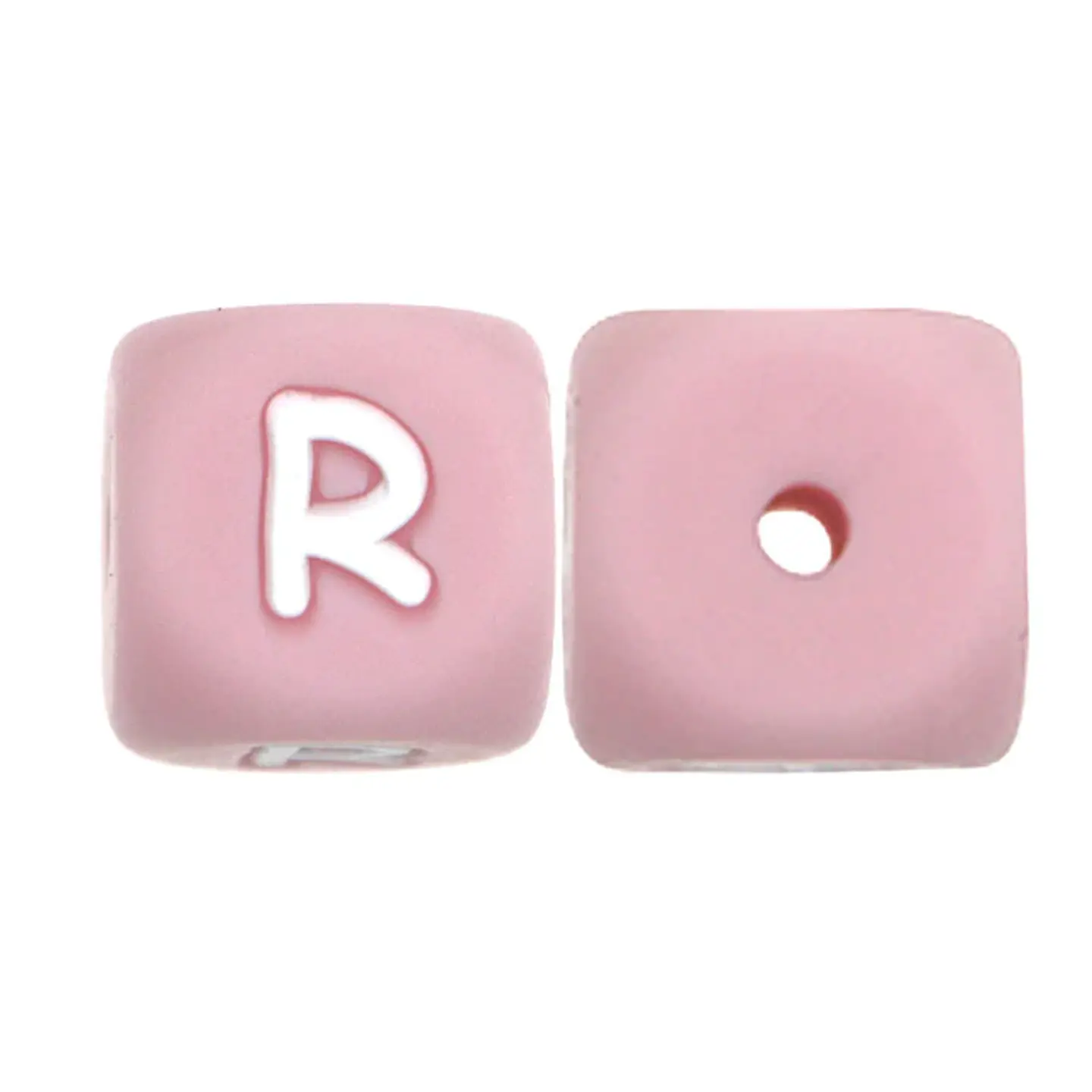 Letras de Silicone Rosa 12mm 7