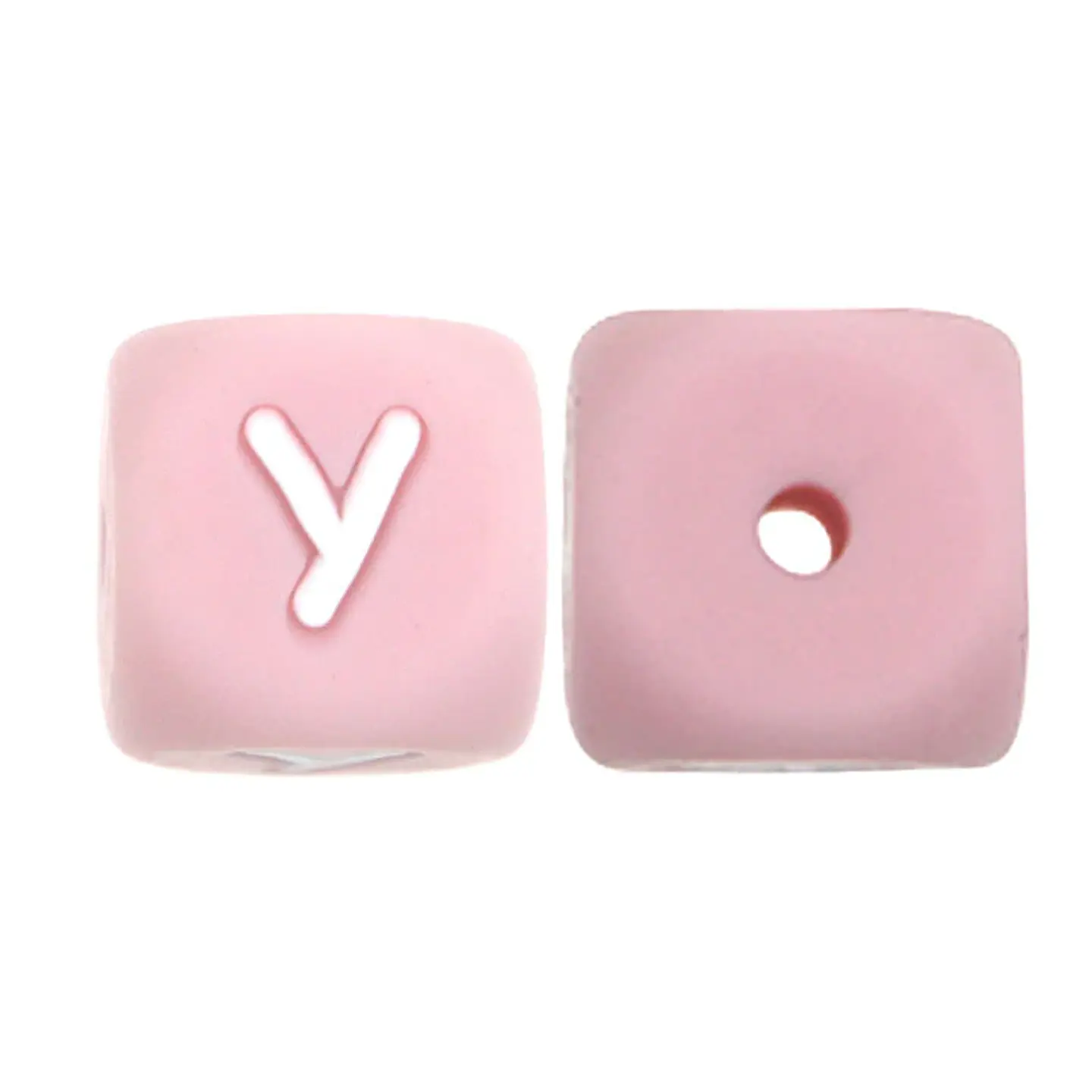 Letras de Silicone Rosa 12mm 8