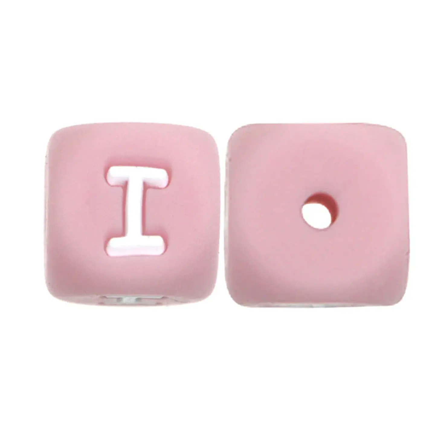 Letras de Silicone Rosa 12mm 10