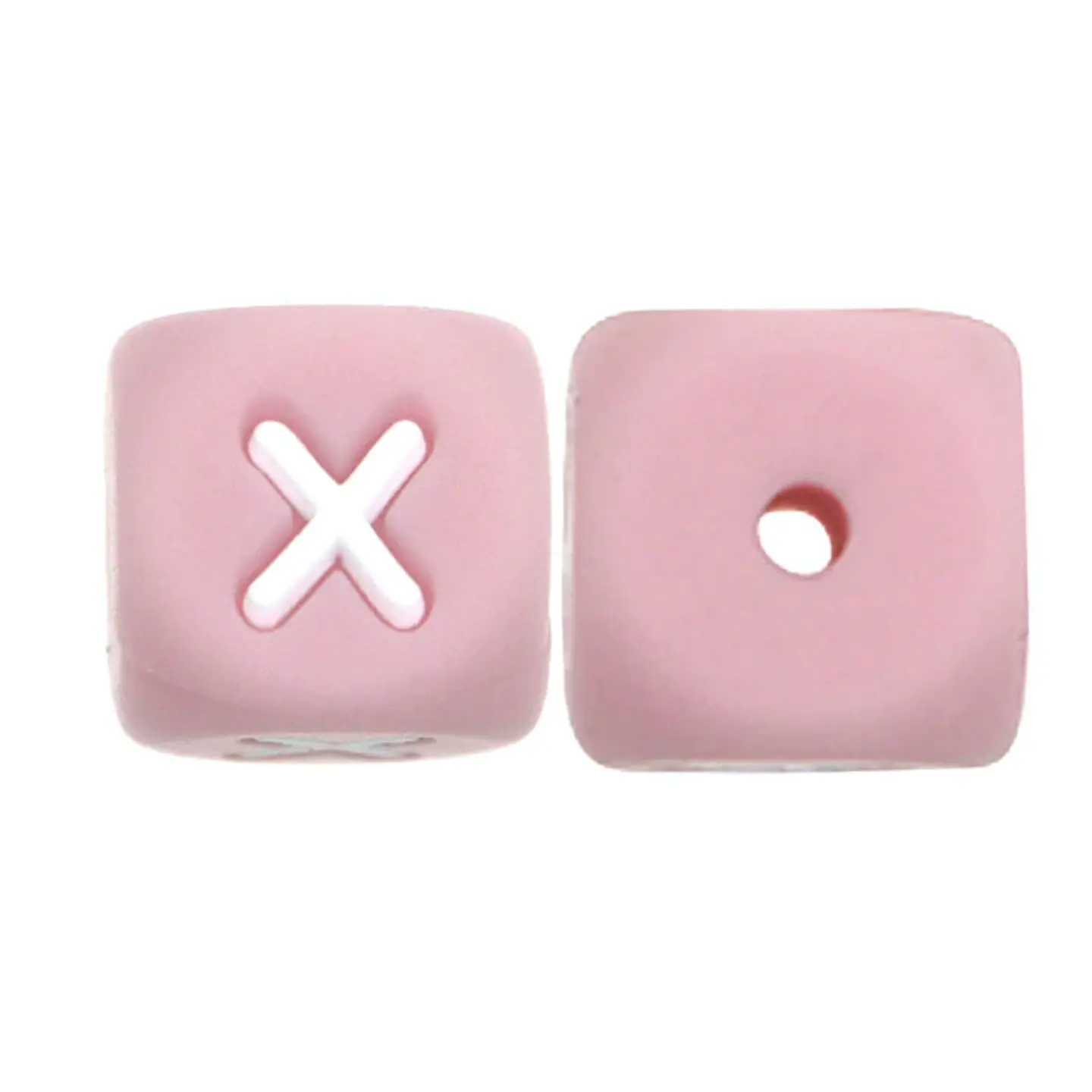 Letras de Silicone Rosa 12mm 11