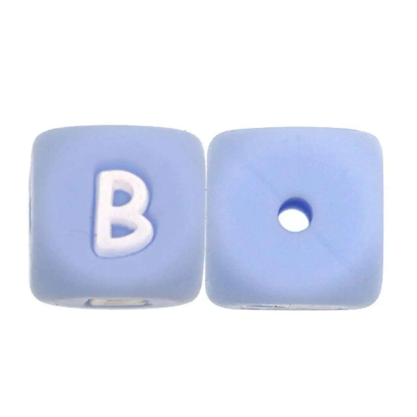 Letras de Silicone Azuis 12mm 3