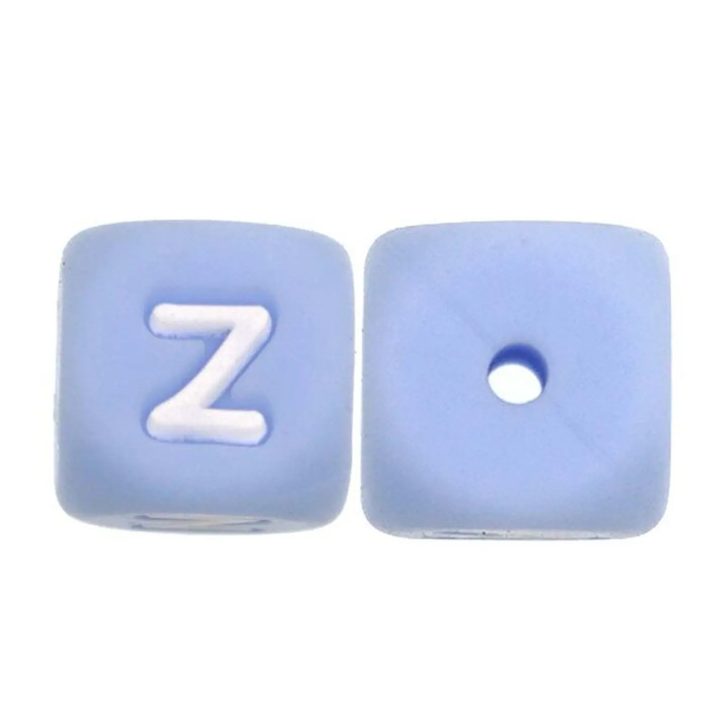 Letras de Silicone Azuis 12mm 6