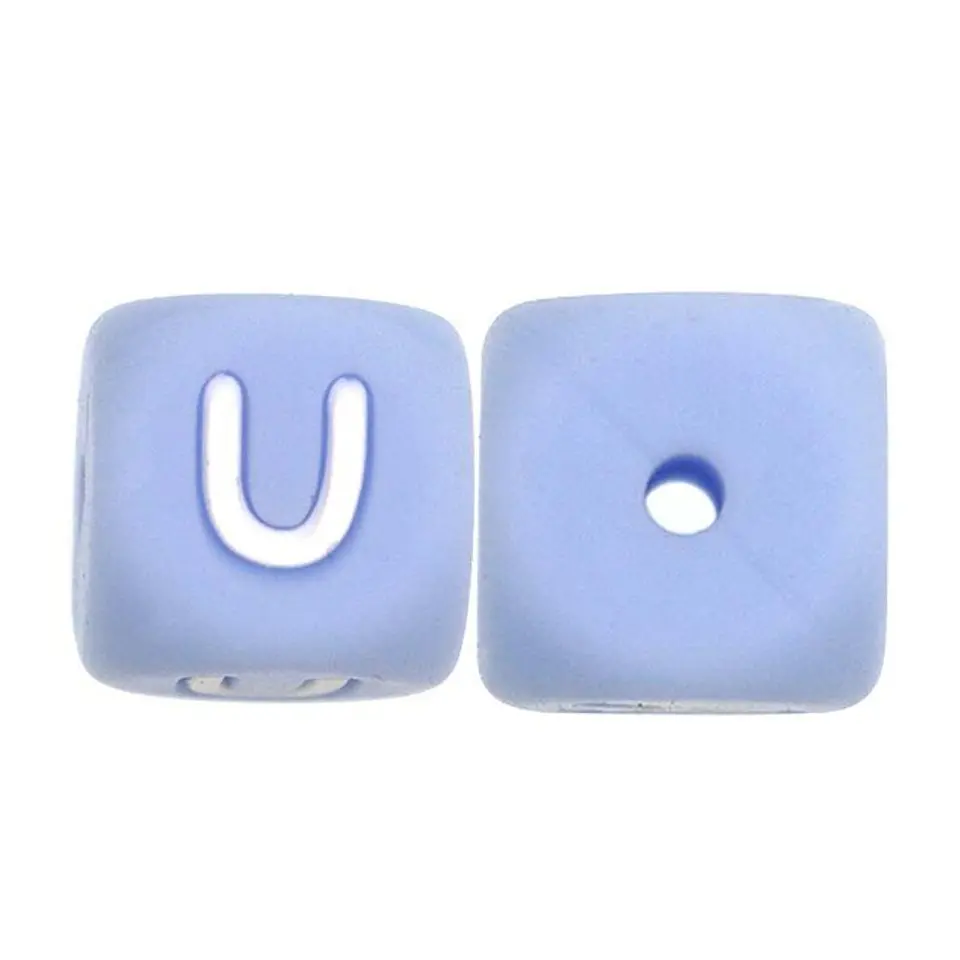 Letras de Silicone Azuis 12mm 11