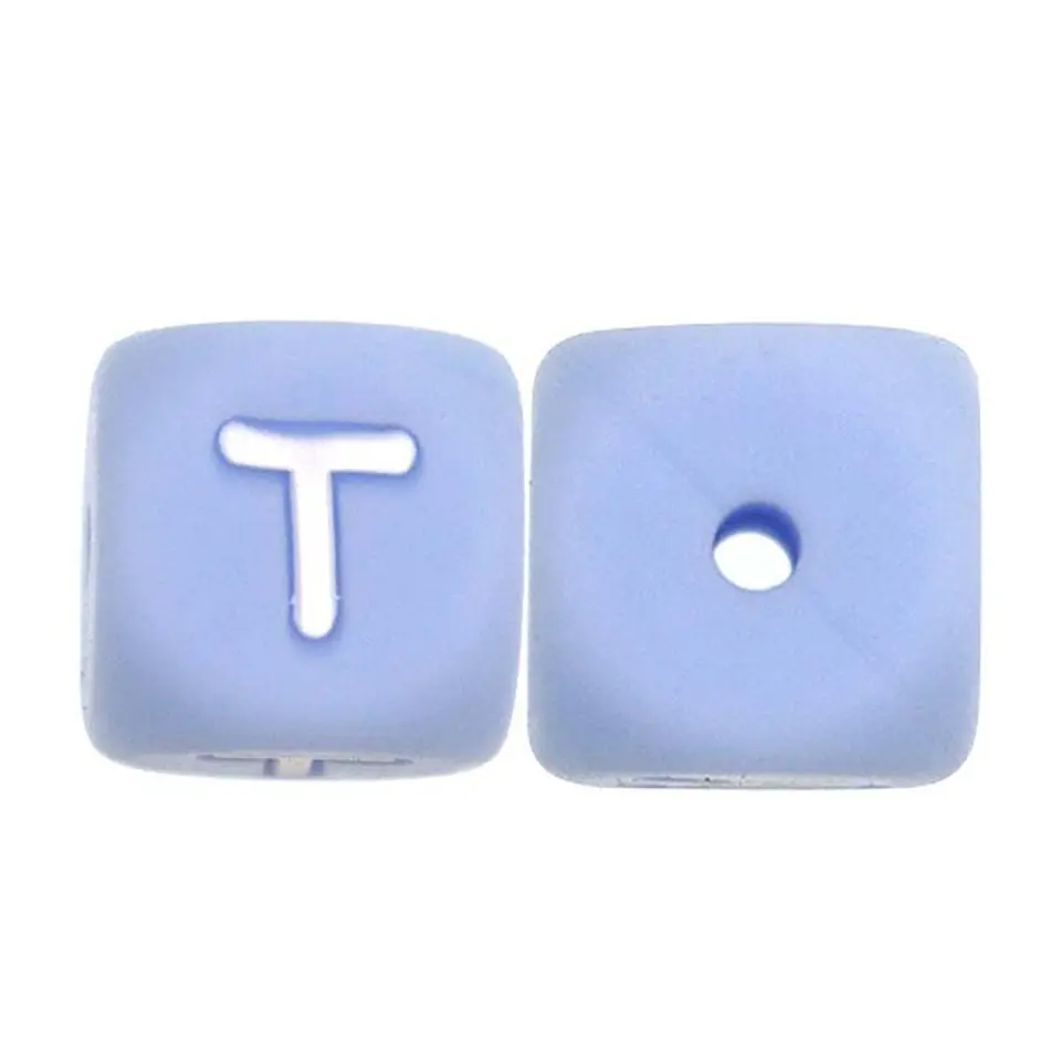 Letras de Silicone Azuis 12mm 12