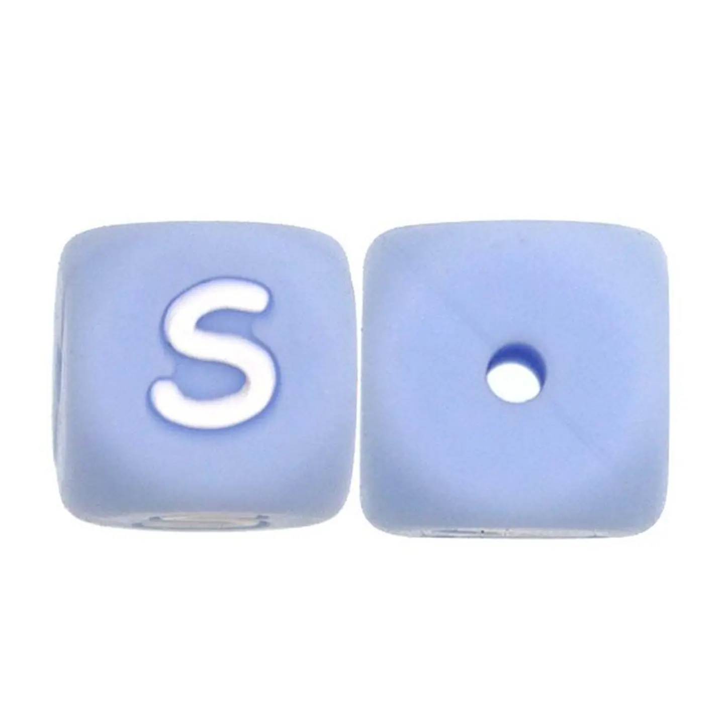 Letras de Silicone Azuis 12mm 13