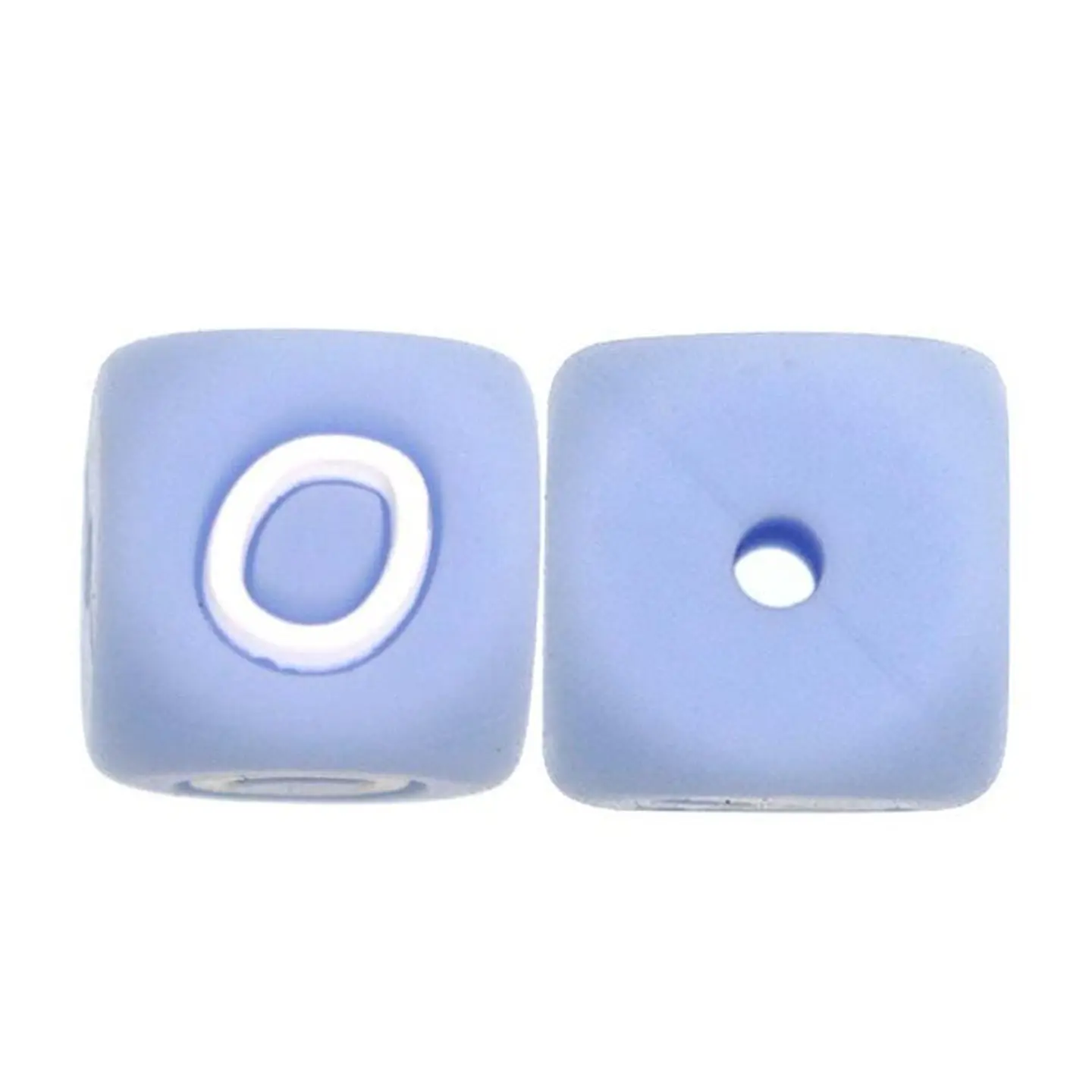 Letras de Silicone Azuis 12mm 17