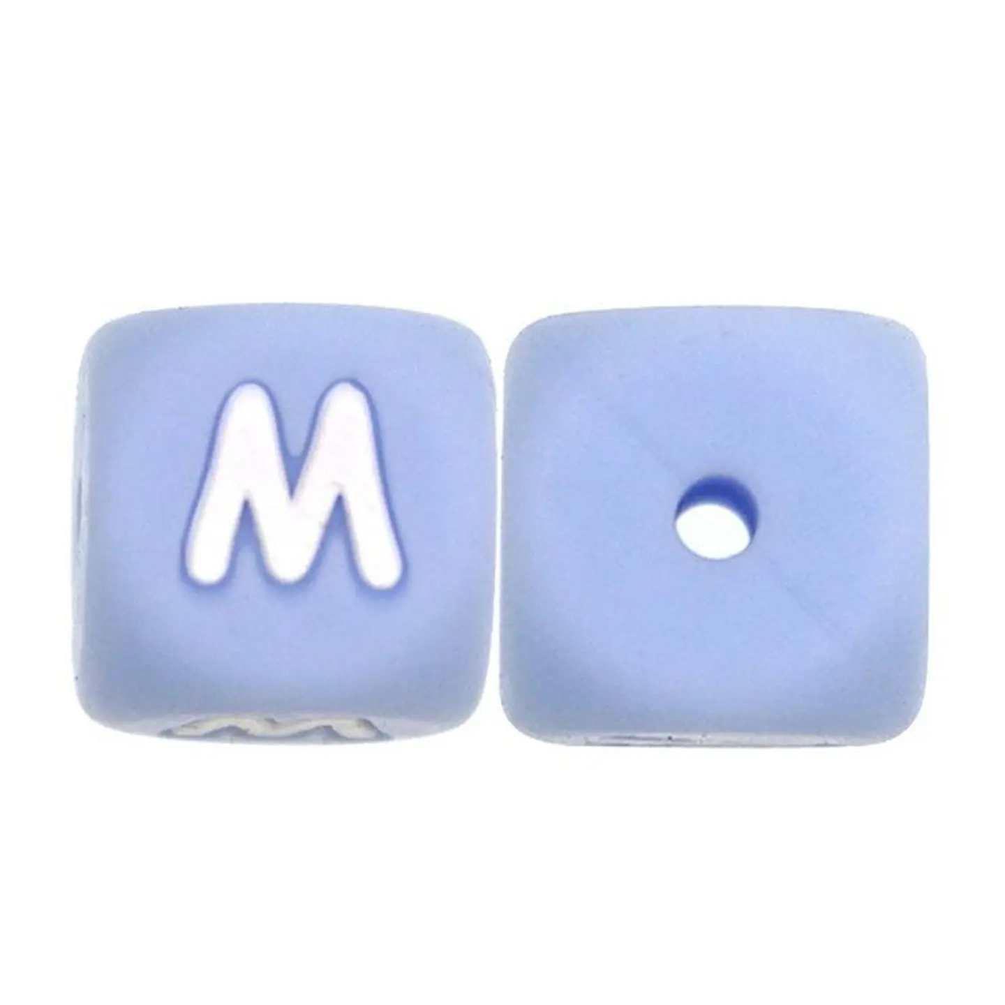 Letras de Silicone Azuis 12mm 19