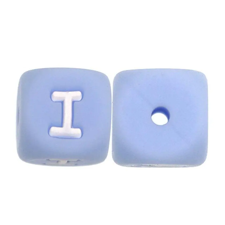 Letras de Silicone Azuis 12mm 23