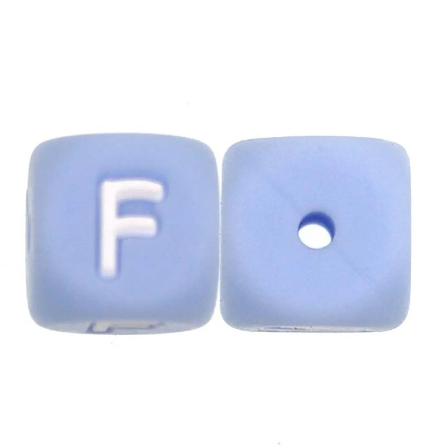 Letras de Silicone Azuis 12mm 26