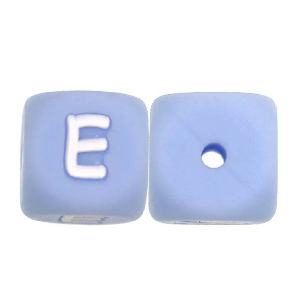Letras de Silicone Azuis 12mm 27