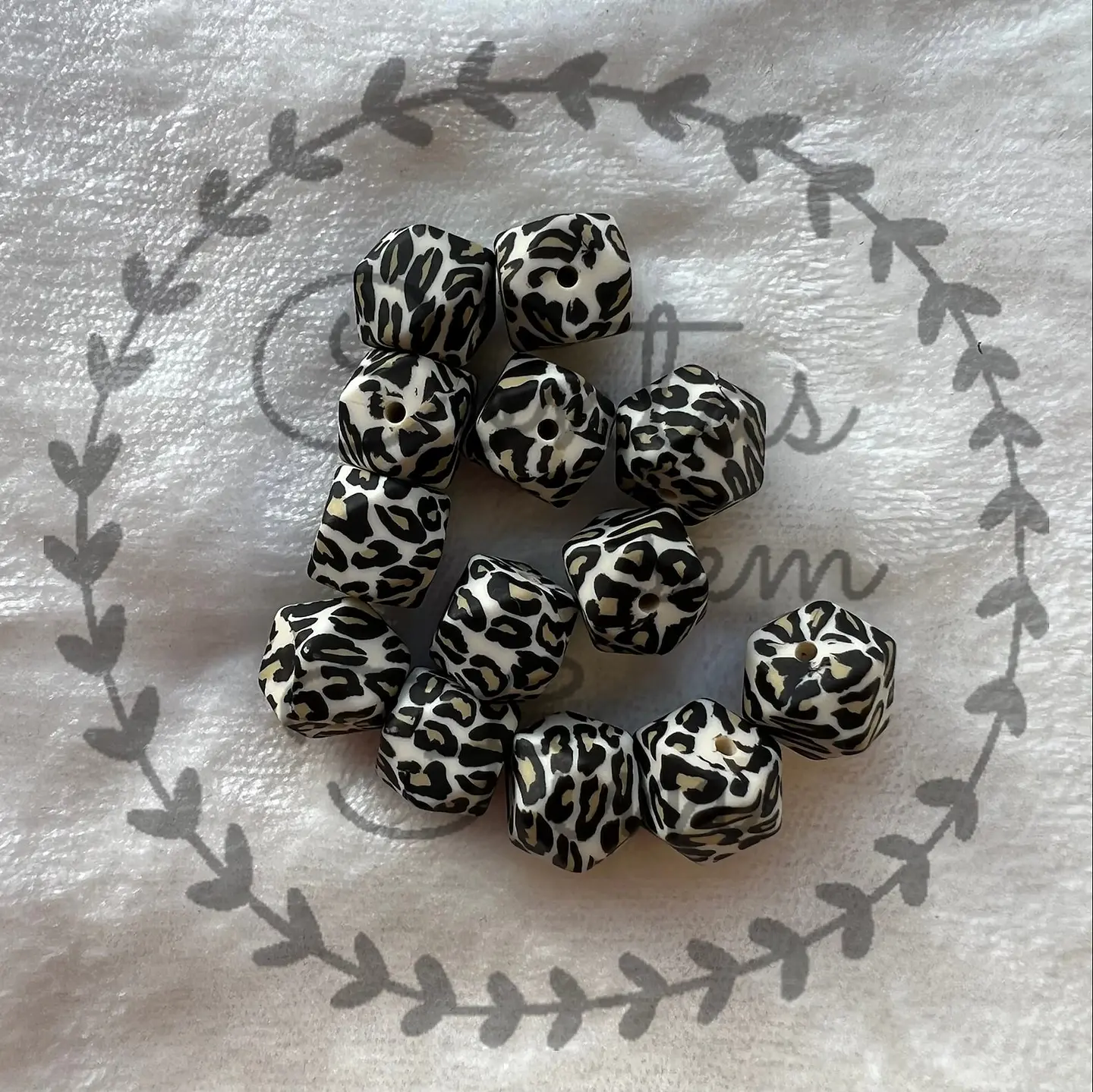 Hexágonos 17mm Tigresa/ Leopardo 2