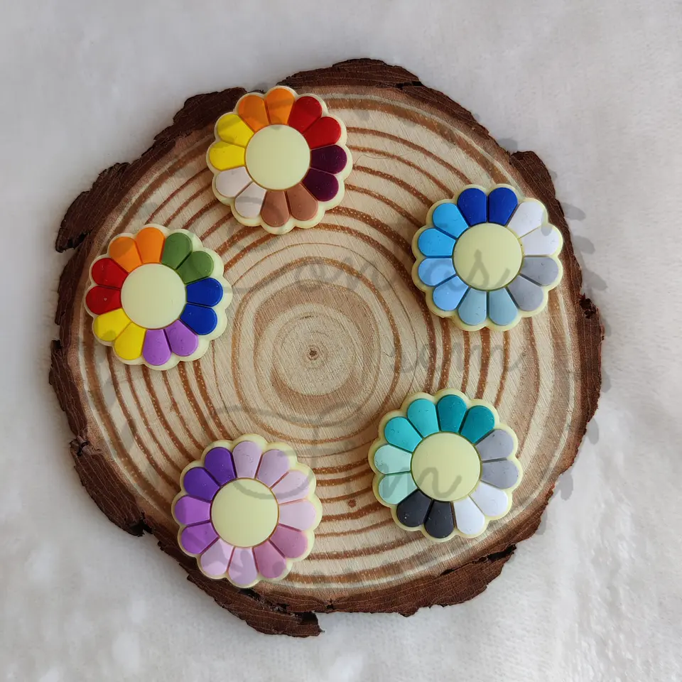 Flores Pétalas Coloridas 3