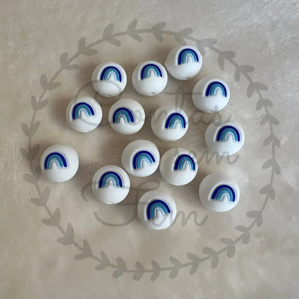 Arco Iris - Bolas de Silicone 15mm 6