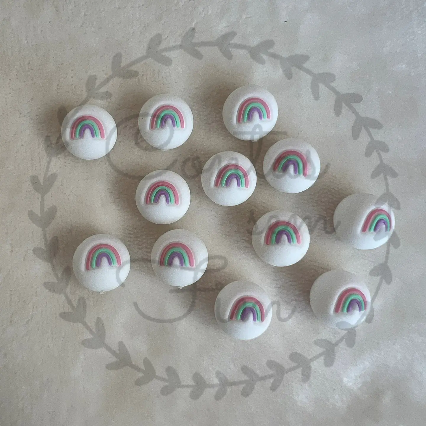 Arco Iris - Bolas de Silicone 15mm 7