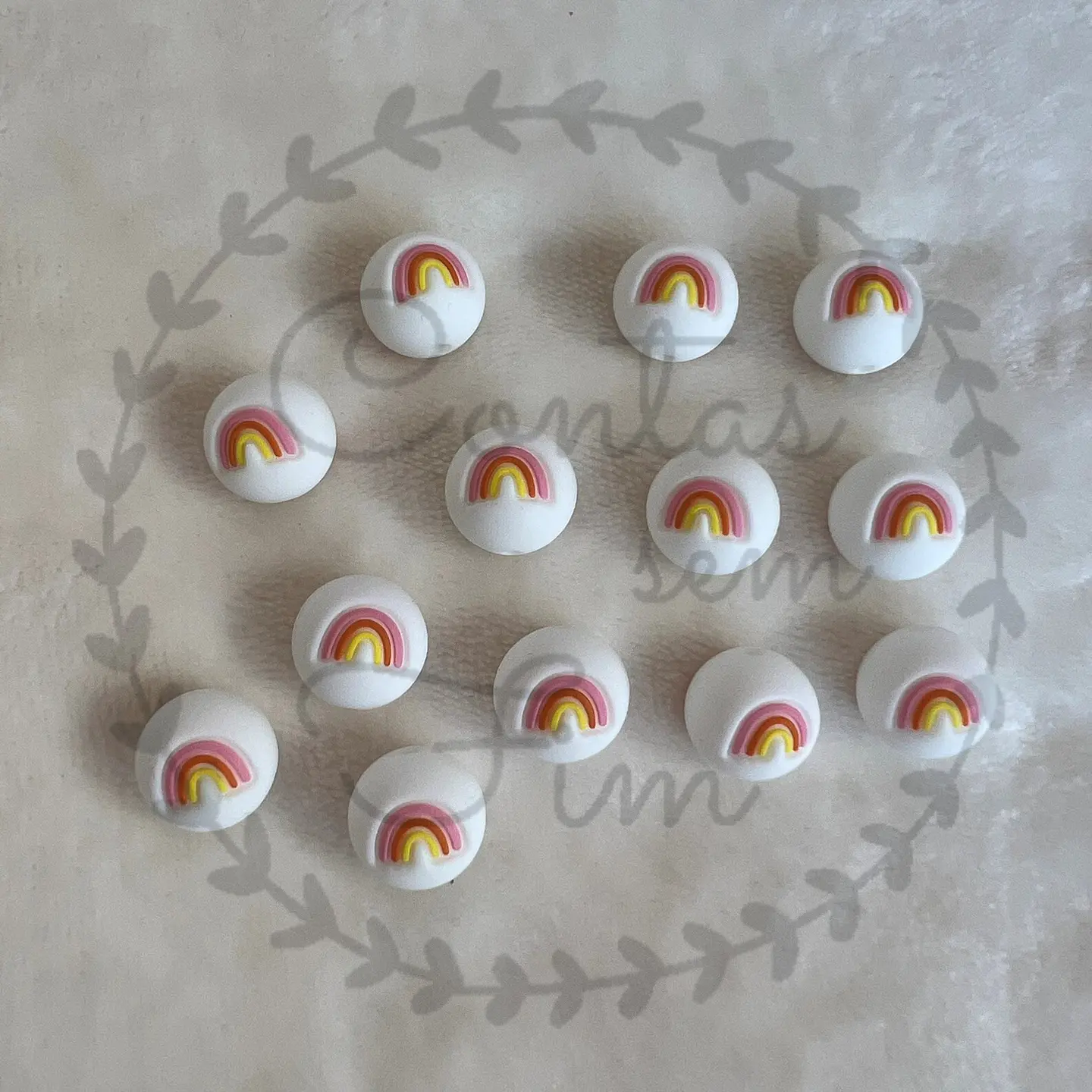 Arco Iris - Bolas de Silicone 15mm 8