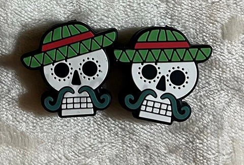 Caveira Mexicana com Bigode 