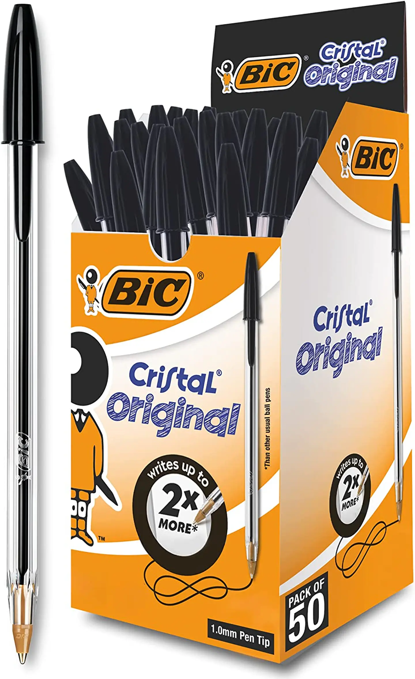 Canetas BIC Cristal Originais - Caixa com 50 Canetas 2