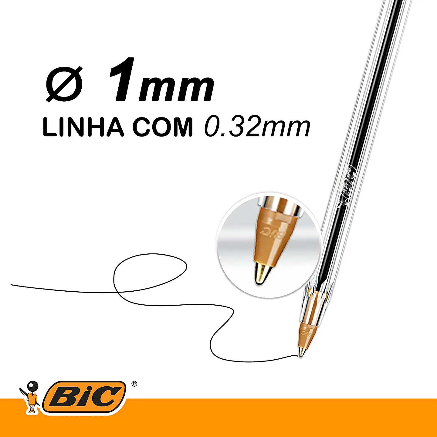 Canetas BIC Cristal Originais - Caixa com 50 Canetas 5