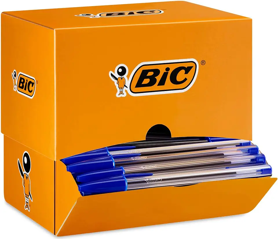 Canetas BIC Cristal Originais - Caixa com 150 Canetas  1