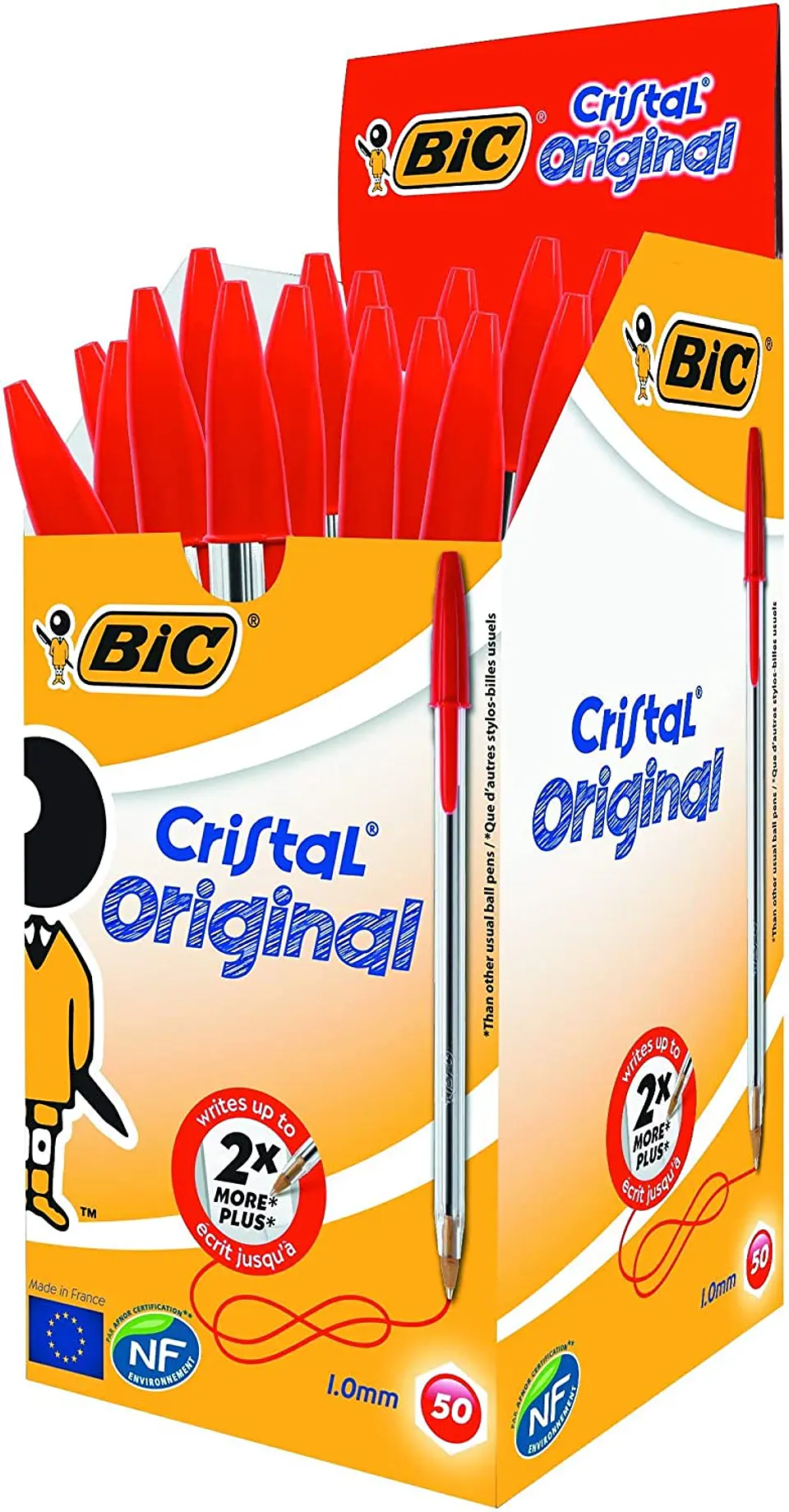 Canetas BIC Cristal Originais - Caixa com 50 Canetas 6