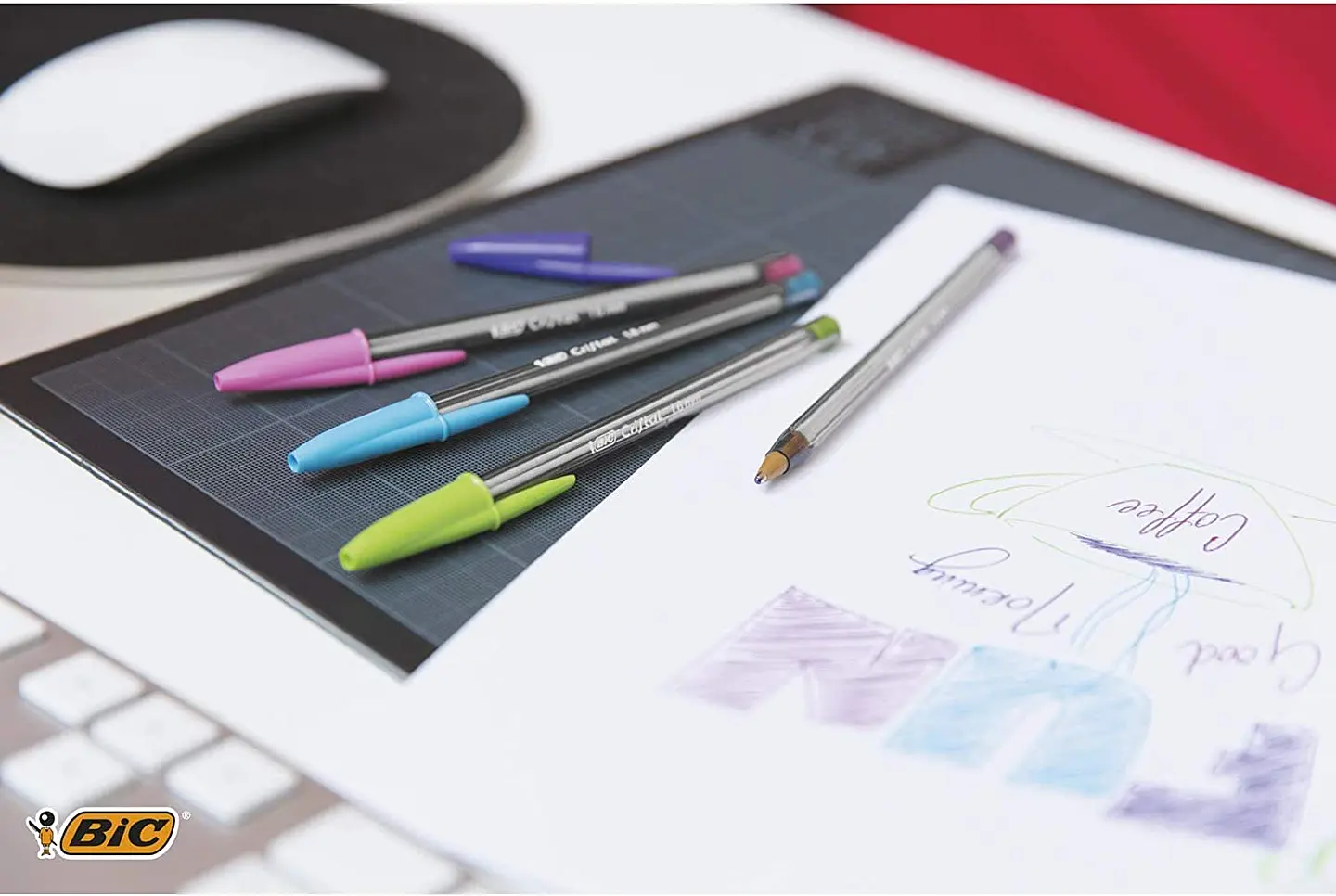 Canetas BIC Cristal Multicolour 20 canetas 3