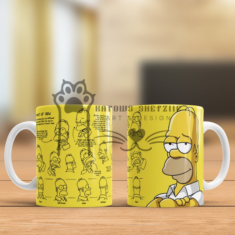 Canecas Personalizadas dos Simpsons  5