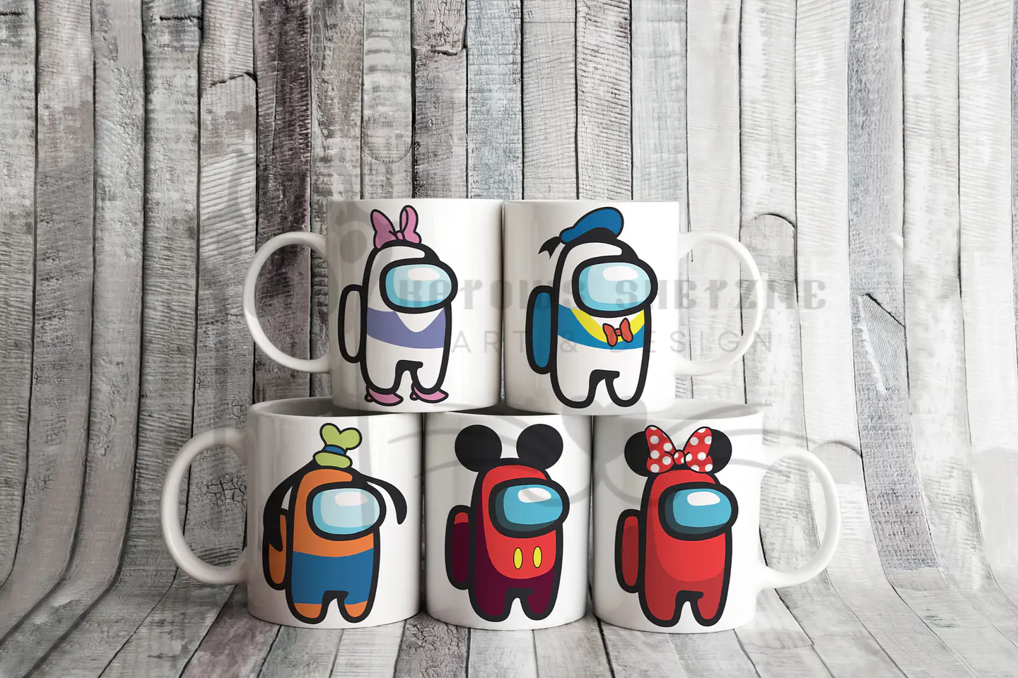 Canecas Personalizadas Among Us Disney  1