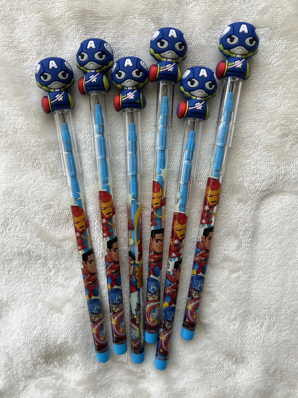 Lapiseiras Super Heróis 5