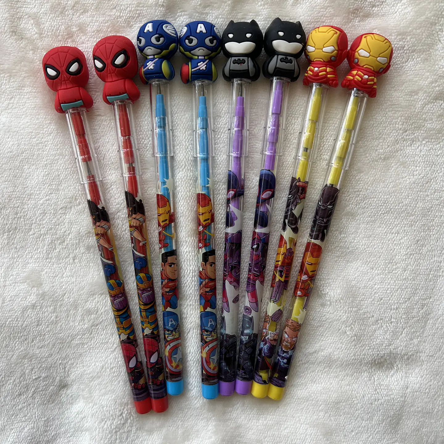 Lapiseiras Super Heróis 2