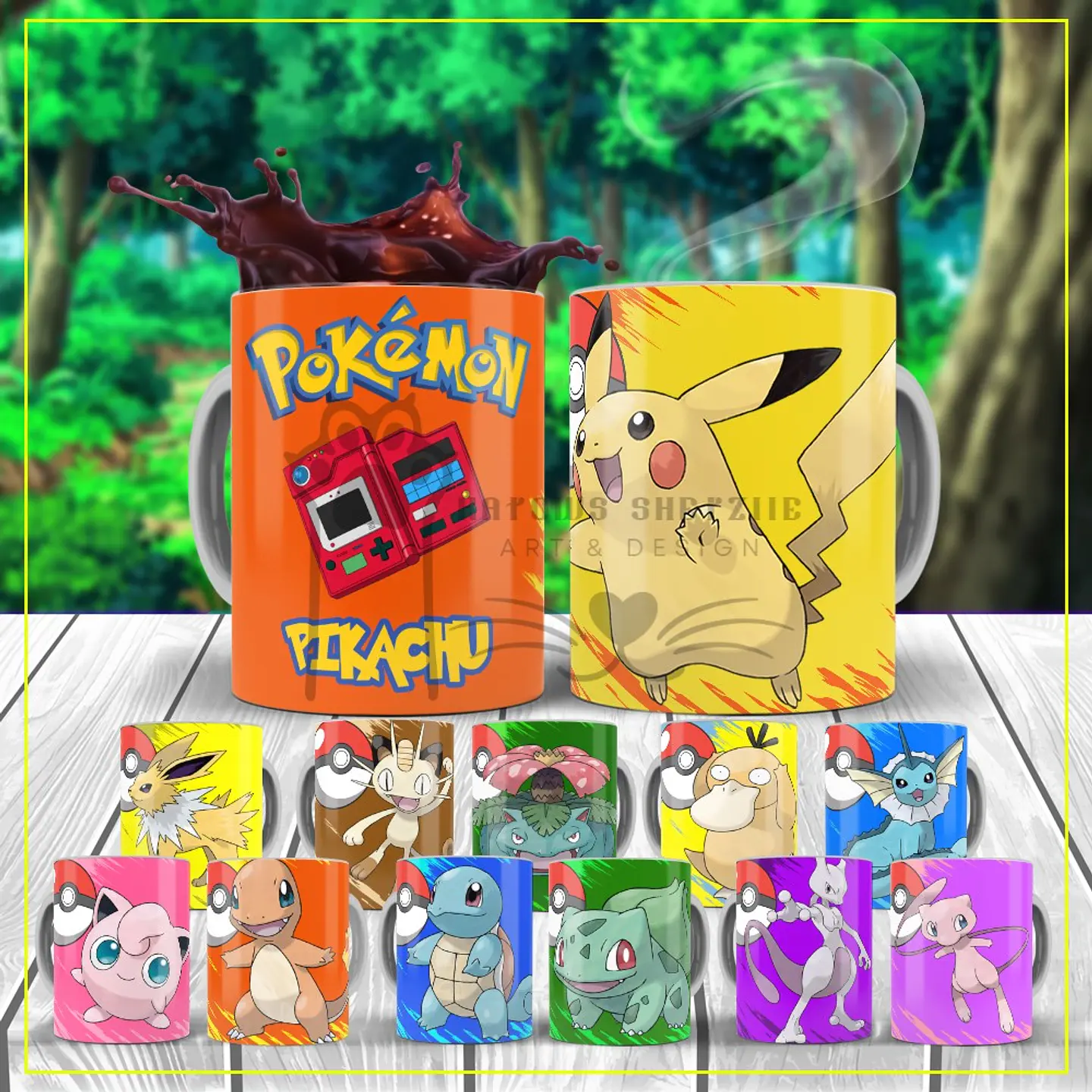 Pokémon - Canecas Personalizadas 1