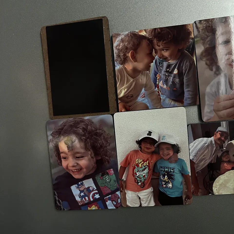 Íman em mdf Retangular Personalizado  3